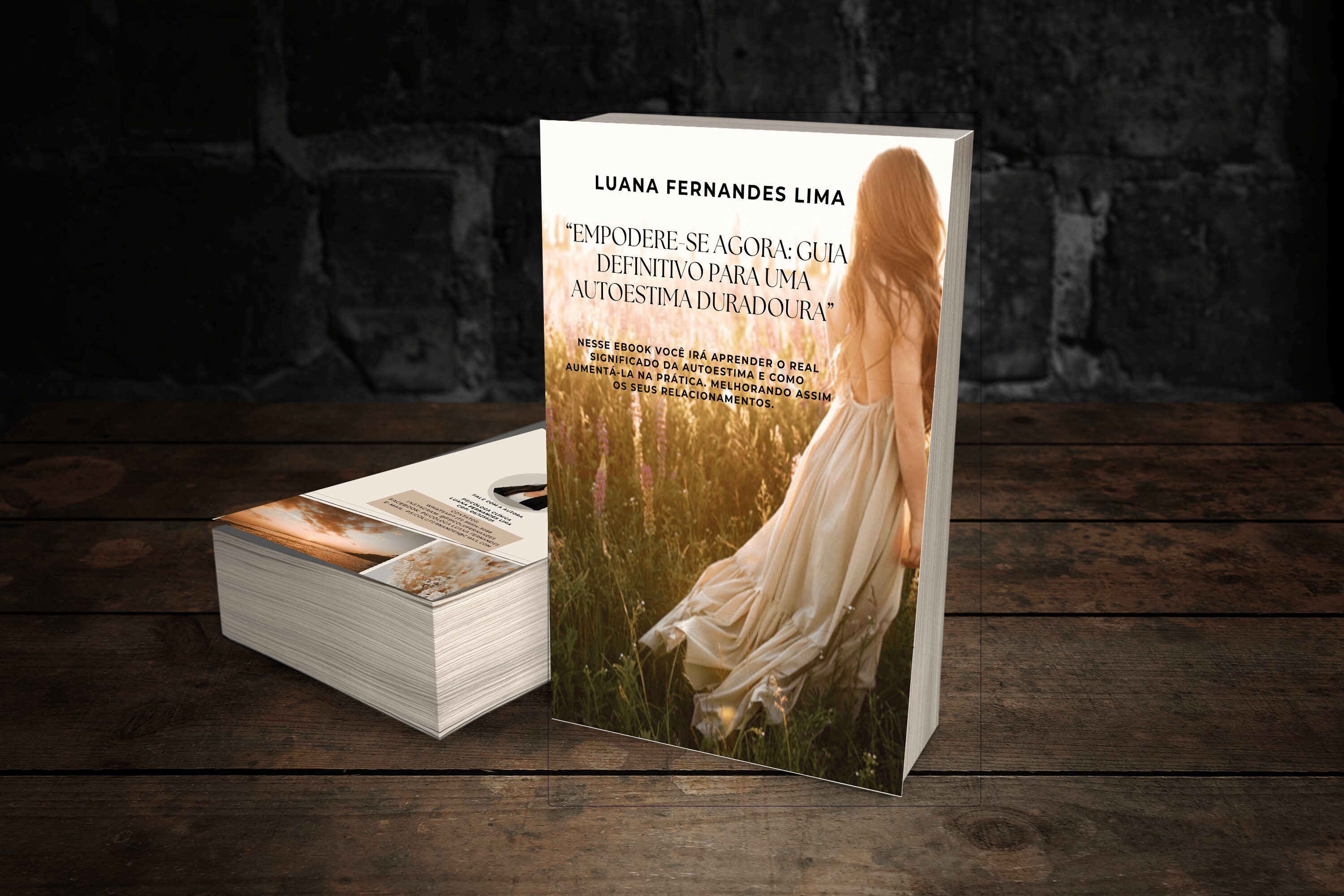 Book escrito pela psicóloga Luana