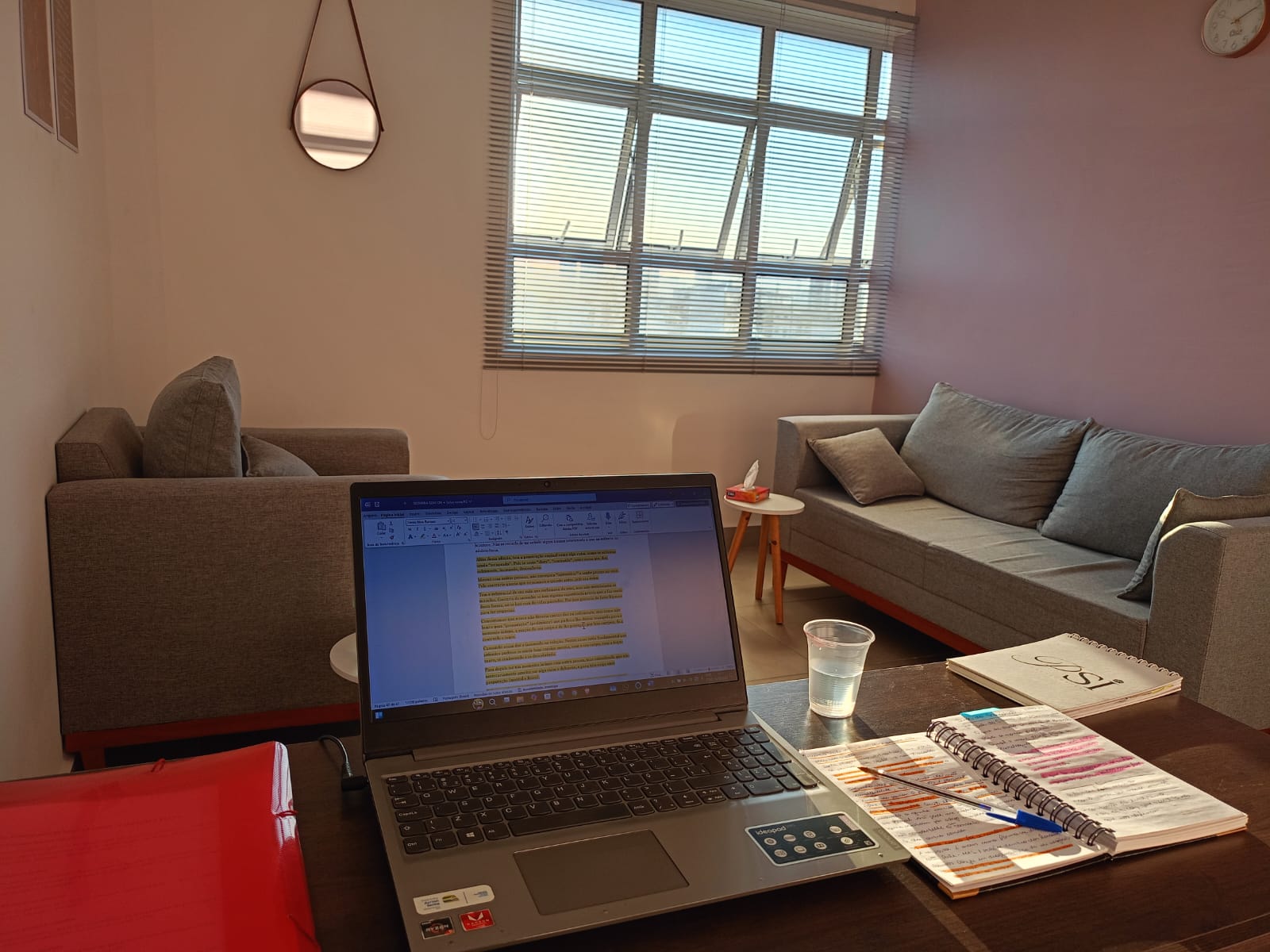 sala de atendimento da luana